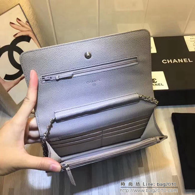 香奈兒CHANEL 007原版球紋WOC單肩斜跨鏈條小包 可作為手包 DSC1387